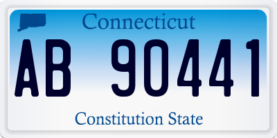 CT license plate AB90441