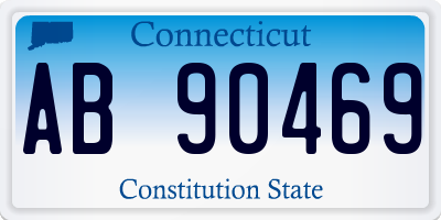 CT license plate AB90469