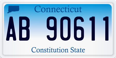 CT license plate AB90611