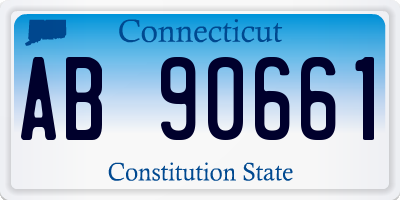 CT license plate AB90661