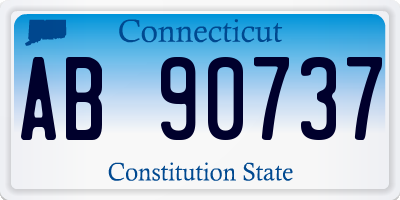 CT license plate AB90737