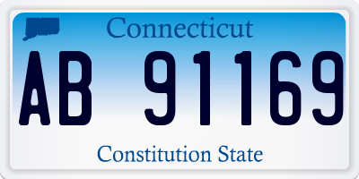 CT license plate AB91169
