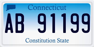 CT license plate AB91199