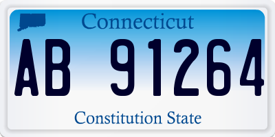 CT license plate AB91264