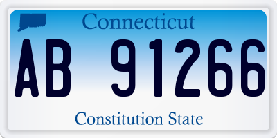 CT license plate AB91266