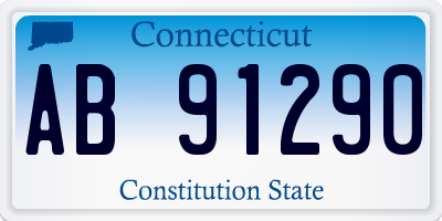 CT license plate AB91290