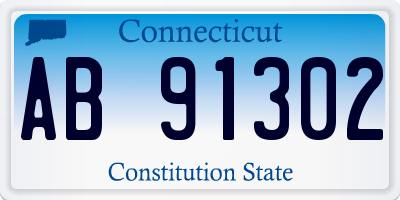 CT license plate AB91302