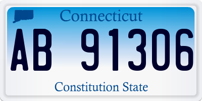 CT license plate AB91306