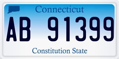 CT license plate AB91399