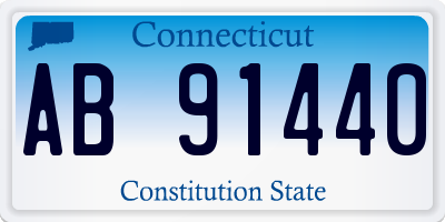 CT license plate AB91440