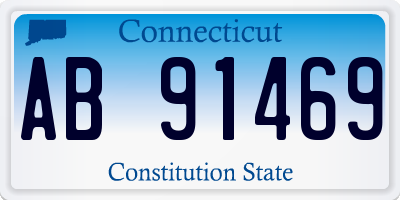 CT license plate AB91469