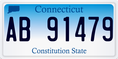 CT license plate AB91479