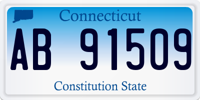 CT license plate AB91509