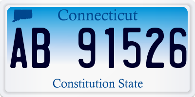 CT license plate AB91526