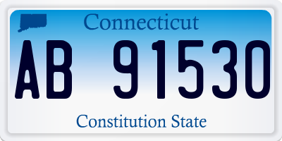 CT license plate AB91530