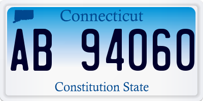 CT license plate AB94060