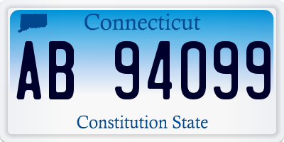 CT license plate AB94099