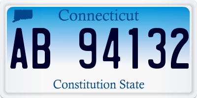 CT license plate AB94132