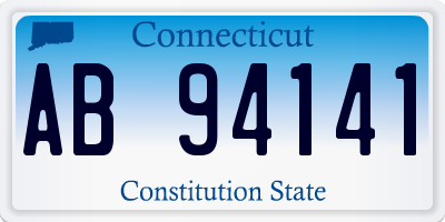 CT license plate AB94141