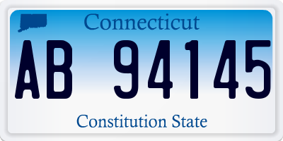 CT license plate AB94145