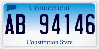 CT license plate AB94146