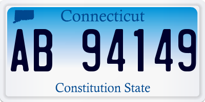 CT license plate AB94149