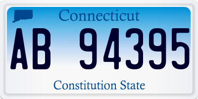 CT license plate AB94395