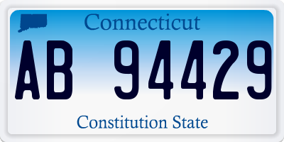 CT license plate AB94429