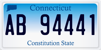 CT license plate AB94441