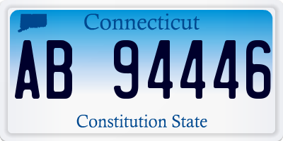 CT license plate AB94446