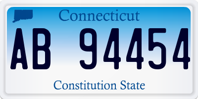 CT license plate AB94454