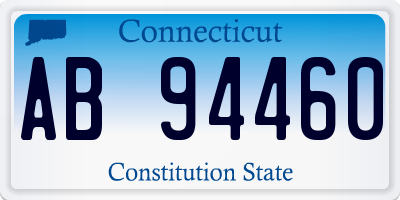 CT license plate AB94460