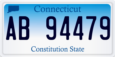 CT license plate AB94479