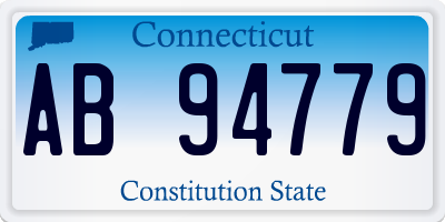 CT license plate AB94779