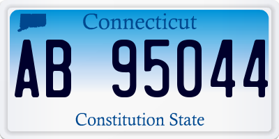 CT license plate AB95044
