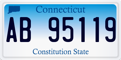 CT license plate AB95119