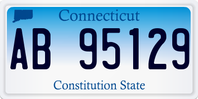 CT license plate AB95129