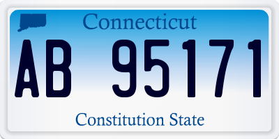 CT license plate AB95171