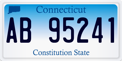 CT license plate AB95241