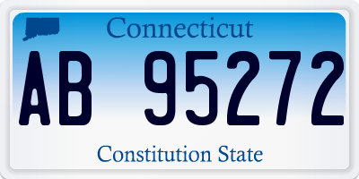 CT license plate AB95272