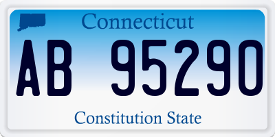 CT license plate AB95290