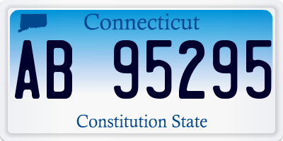 CT license plate AB95295