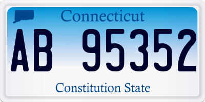 CT license plate AB95352