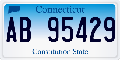 CT license plate AB95429