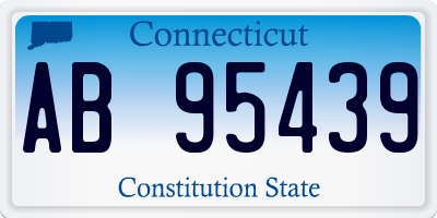 CT license plate AB95439