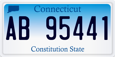 CT license plate AB95441