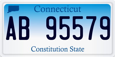 CT license plate AB95579