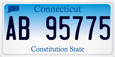 CT license plate AB95775