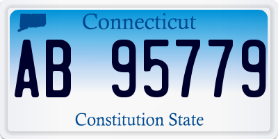 CT license plate AB95779