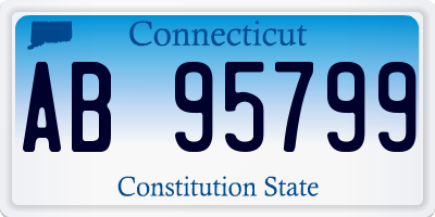 CT license plate AB95799